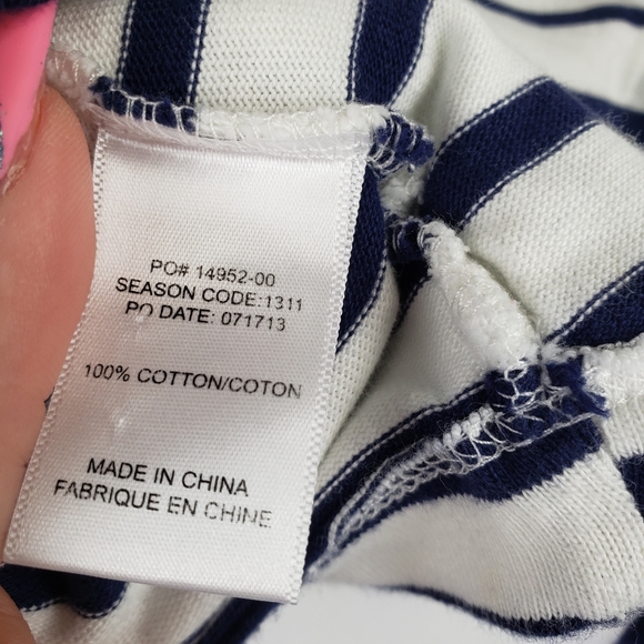 Splendid Womens Sweater zip up collar pockets Striped Size XS - Picture 6 of 6